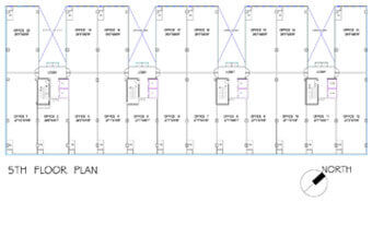 5th Floor Plan of Kanakia Zillion Kurla Mumbai